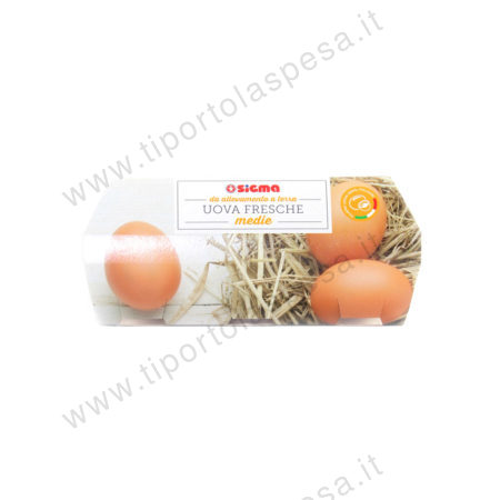 Uova fresche medie da allevamento a terra cat.A x 6 linea Sigma - immagine 3