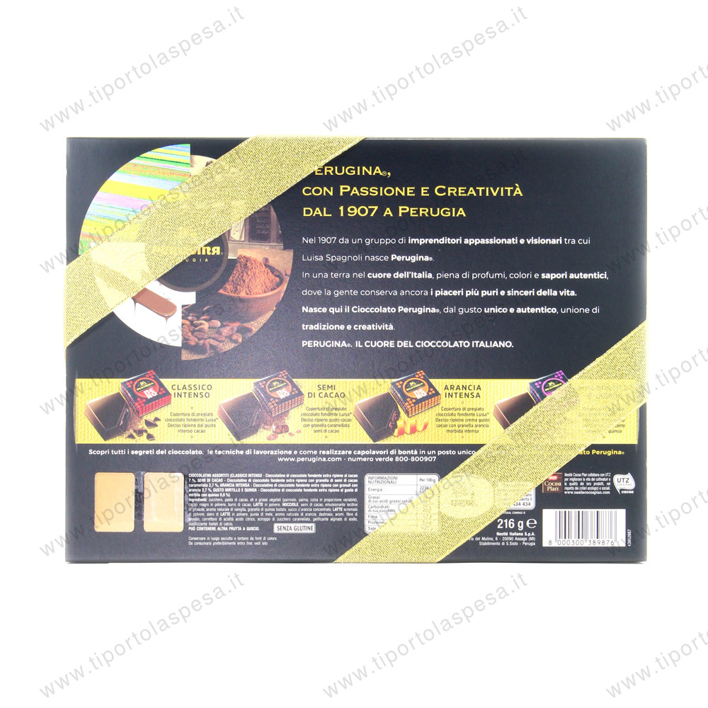 Cioccolatini assortiti extra fondente Nero Perugina confezione regalogr.216 - immagine 2