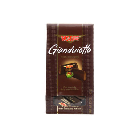 Praline cioccolato nocciola Gianduiotto fondente Novi gr.150