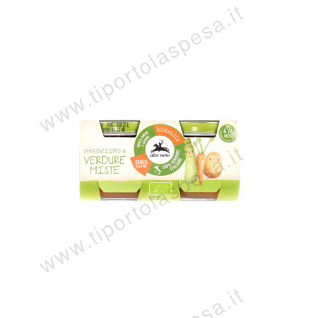 Omogeneizzati Bio Alce Nero verdure miste gr.80 x 2