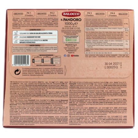 Pandoro tradizionale Balocco kg.1 - immagine 2