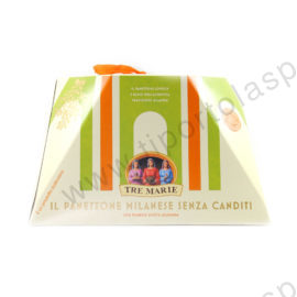 Panettone milanese Tre Marie kg.1 con uvetta e senza canditi
