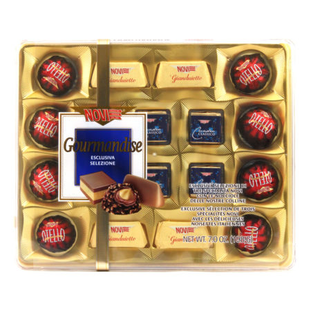 Confezione praline cioccolato gourmandise Novi gr.195