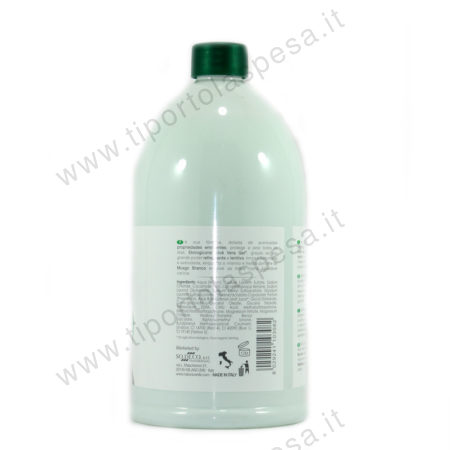Sapone liquido muschio bianco ed aloe vera BIO Naturaverde lt.1 - immagine 2