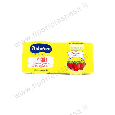 Yogurt fragola frullata Arborea gr.125 x 2 - immagine 3