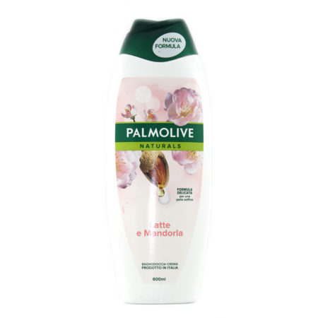 Bagnoschiuma Palmolive con latte e mandorla ml.600