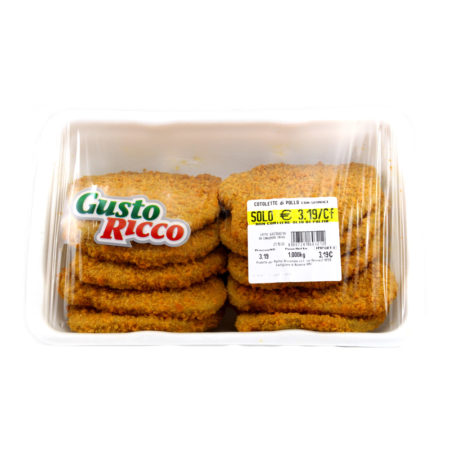 Cotolette pollo e spinaci Martini Kg.1