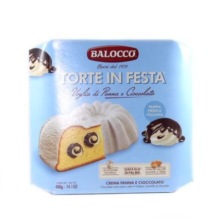 Torta Torte in festa panna e cioccolato Balocco gr.400