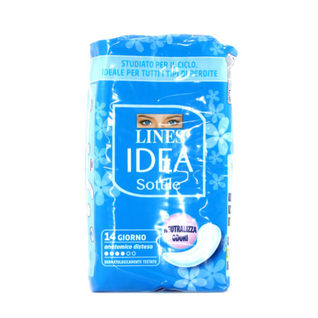 Assorbenti Lines Idea sottile anatomico disteso  x 14