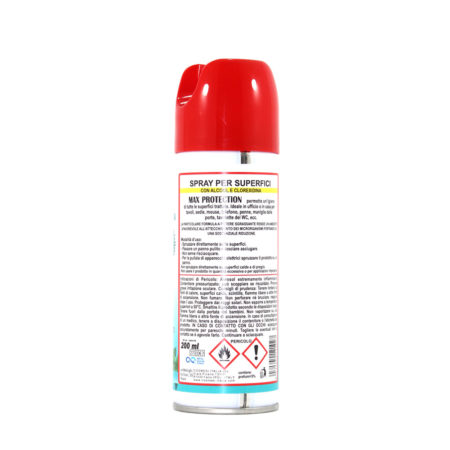 Igienizzante spray profumato per superfici con alcol e clorexidina ml.200 - immagine 2