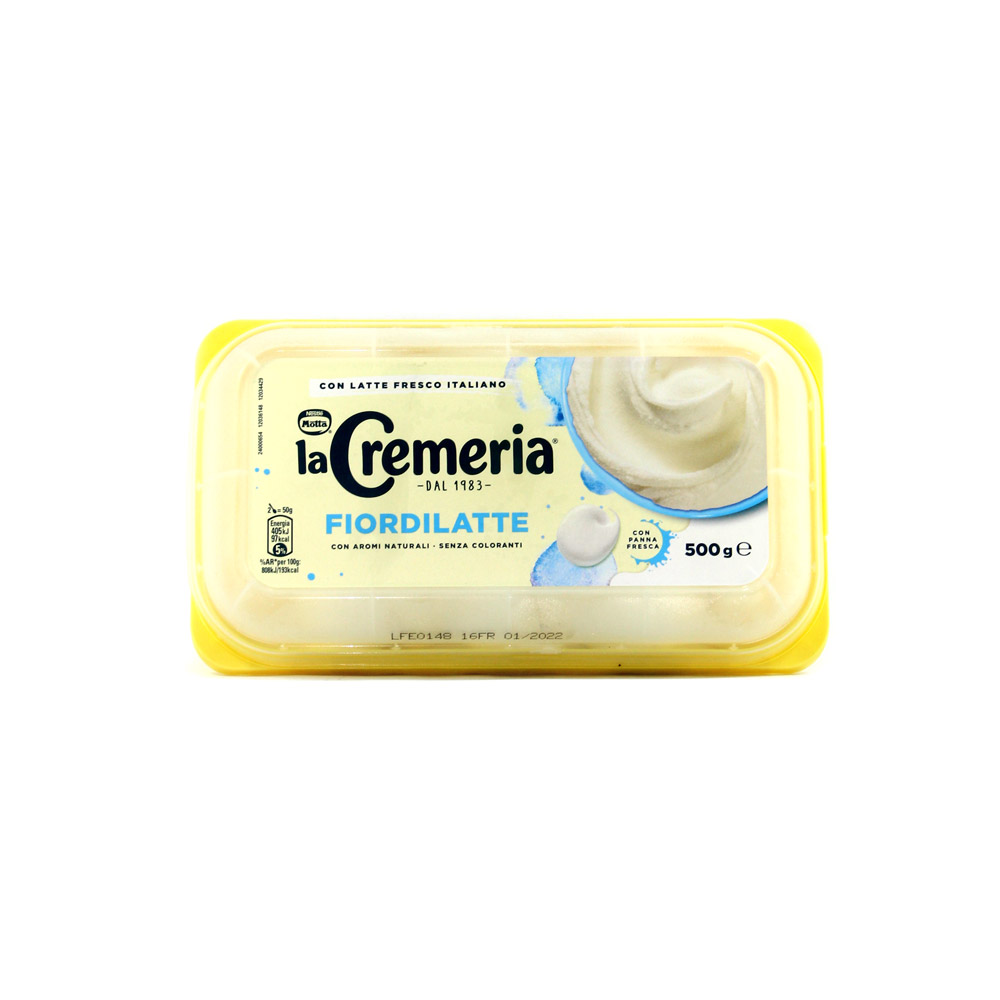 Vaschetta gelato La Cremeria Motta fiordilatte gr.500
