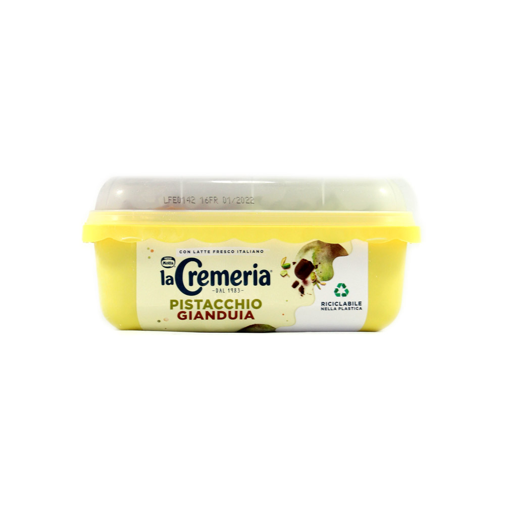 Vaschetta gelato La Cremeria Motta pistacchio e gianduia gr.500 - immagine 3