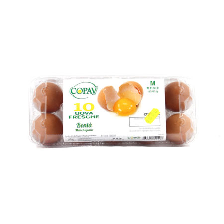 Uova fresche Copav x 10 misura media 53/63