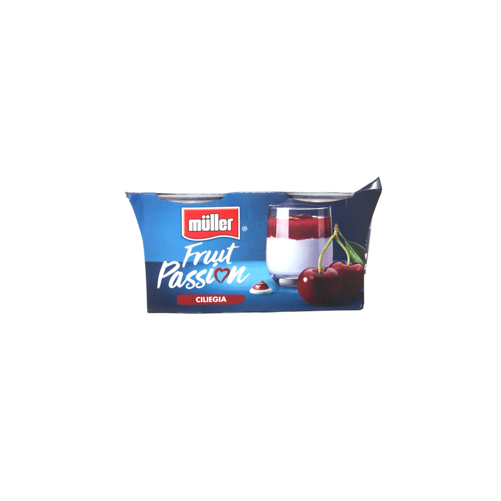 Yogurt Muller fruit passion ciliegina gr.125 x 2