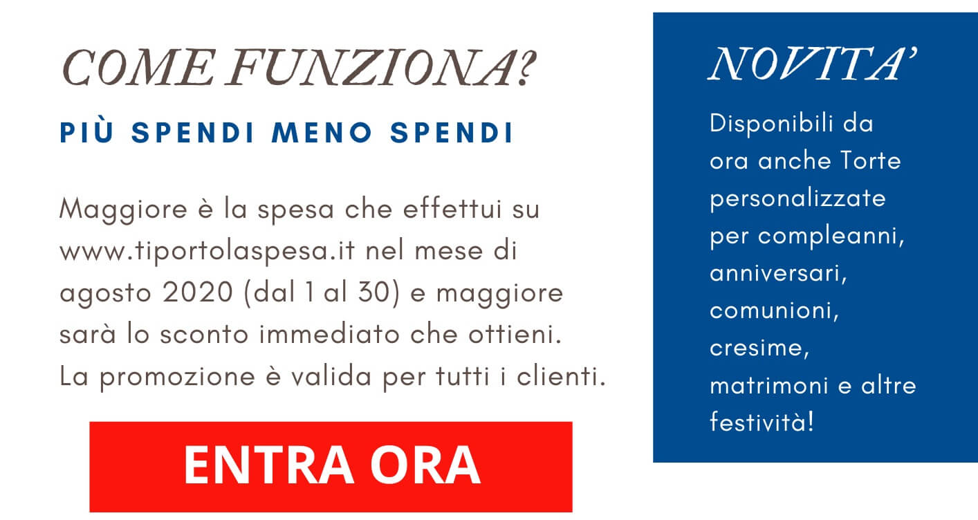 Più spendi meno spendi! Regolamento Tiportolaspesa.it