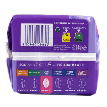 Assorbenti Lines seta ultra anatomico x 14+2 - immagine 3
