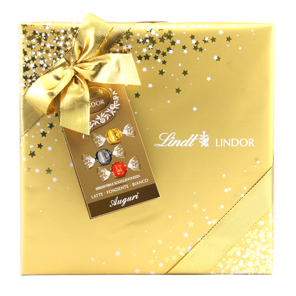 Confezione regalo praline cioccolato assortiti Lindt Sprungli gr.287
