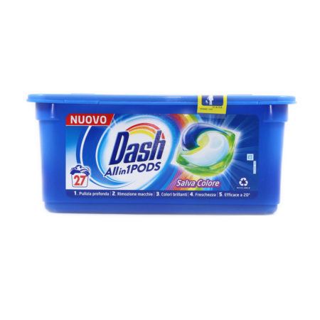 Detersivo bucato all in 1 pods salvacolore x 27 lavaggi