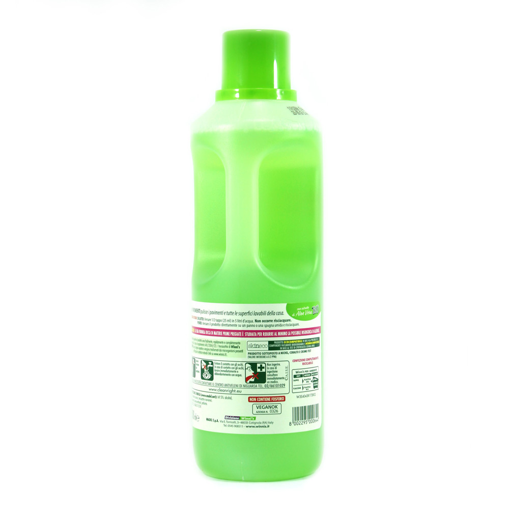Detersivo liquido pavimenti Winni's 40 lagaggi lt.1 - immagine 2
