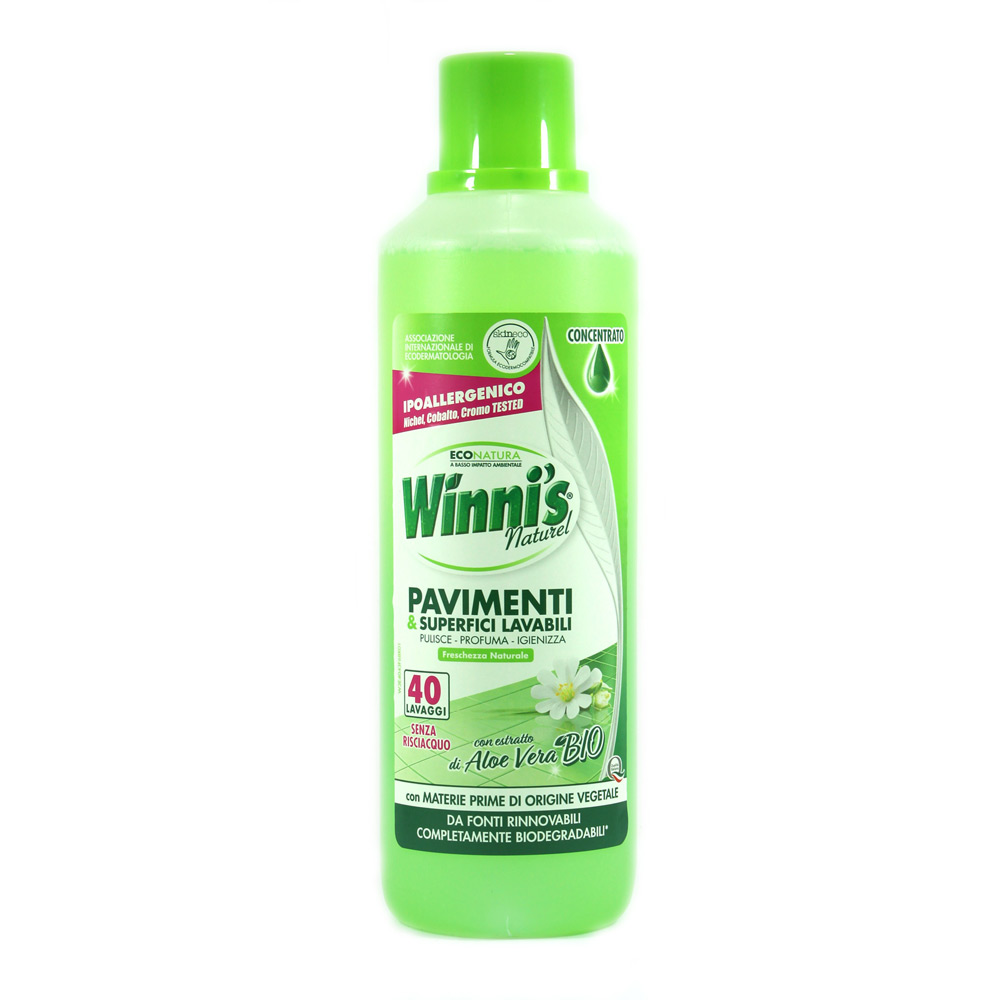 Detersivo liquido pavimenti Winni's 40 lagaggi lt.1