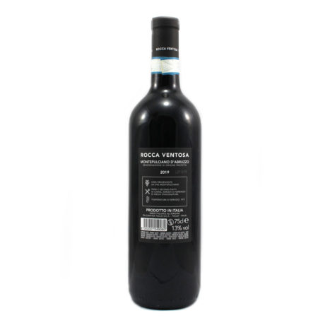 Vino rosso montepulciano d'Abruzzo dop Rocca Ventosa cl.75 - immagine 2