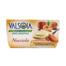 Yogurt a base mandorla con nocciole Valsoia gr.115 x 2