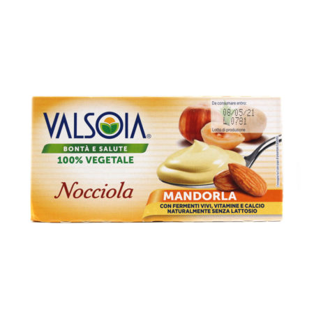 Yogurt a base mandorla con nocciole Valsoia gr.115 x 2 - immagine 3