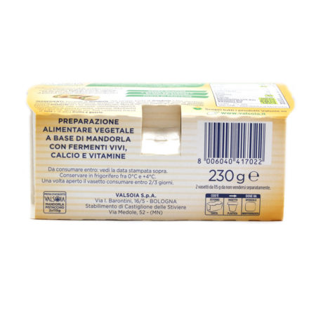 Yogurt a base mandorla con pistacchio Valsoia gr.115 x 2 - immagine 3