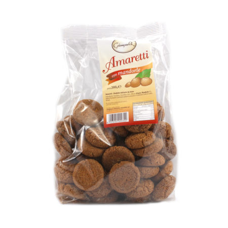 Sacchetto amaretti con mandorle Giampaoli gr.300