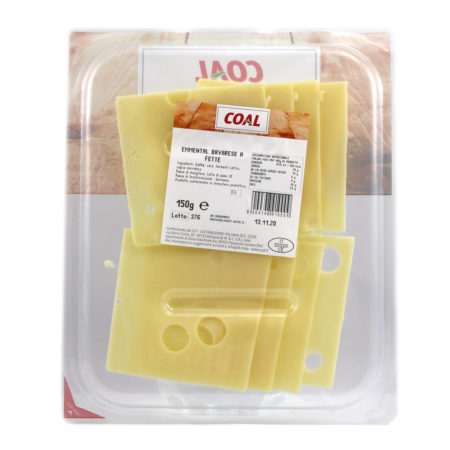 Emmenthal bavarese a fette gr.150 linea Coal - immagine 2