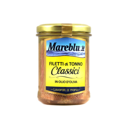 Filetto di tonno classici olio oliva Mareblu vero sapore gr.180