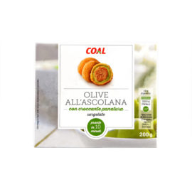 Olive all'ascolana gr.200 linea Coal
