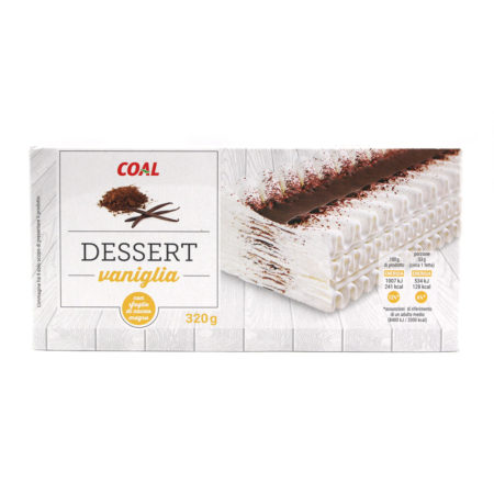 Gelato tronchetto alla vaniglia gr.320 linea Coal