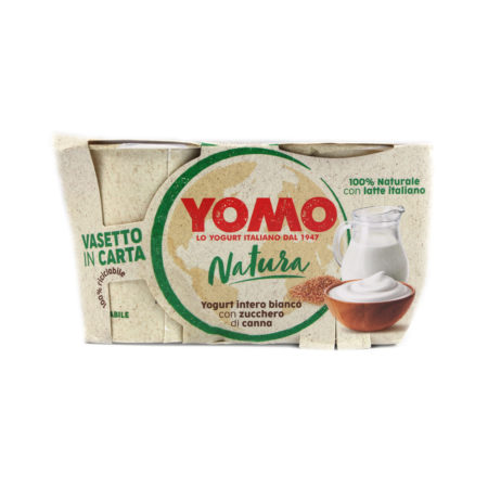 Yogurt intero con zucchero di canna Yomo natura gr.125 x 2 - immagine 2