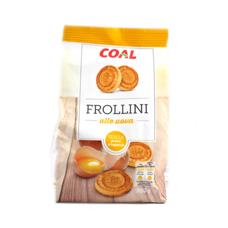 Biscotti frollini alle uova gr.350 linea Coal