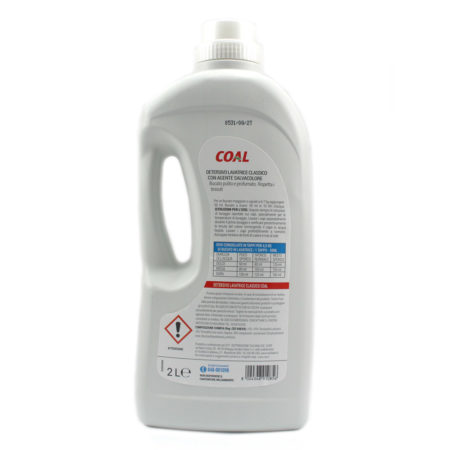 Detersivo liquido per lavatrice salvacolore lt.2 linea Coal - 20 lavaggi - immagine 2