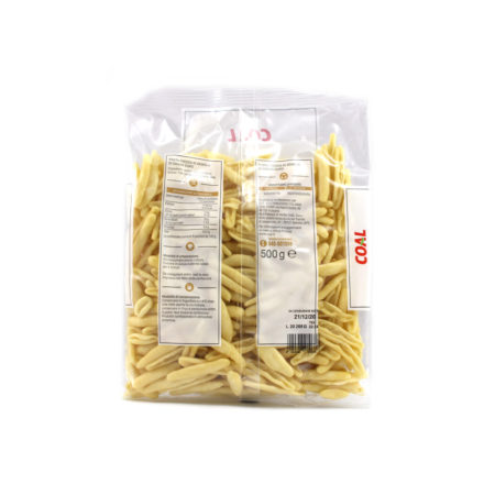 Pasta fresca di semola di grano duro fusilli gr.500 linea Coal - immagine 2