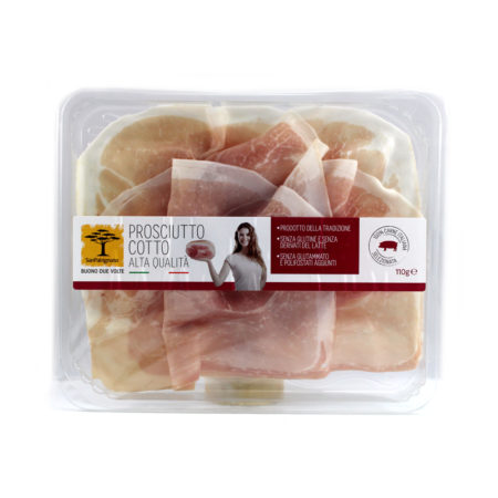 Prosciutto cotto alta qualità San Patrignano gr.110