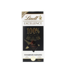 Tavoletta cioccolato Lindt excellence 100% fondente gr.50