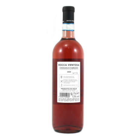 Vino rosato Cerasuolo d'Abruzzo DOP Rocca Ventosa cl.75 - immagine 2