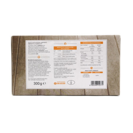 Filetti di platessa impanati,prefritti e surgelati gr.300 Linea Coal - immagine 2