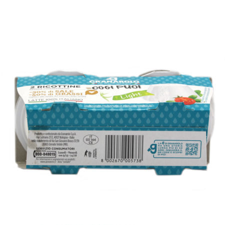 Ricottina oggi puoi light Granarolo gr.100 x 2 - immagine 4