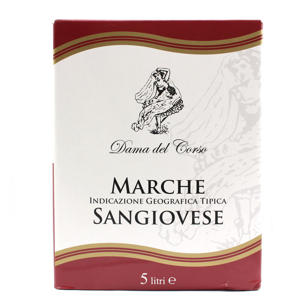 Vino rosso Sangiovese IGT Dama del Corso lt.5