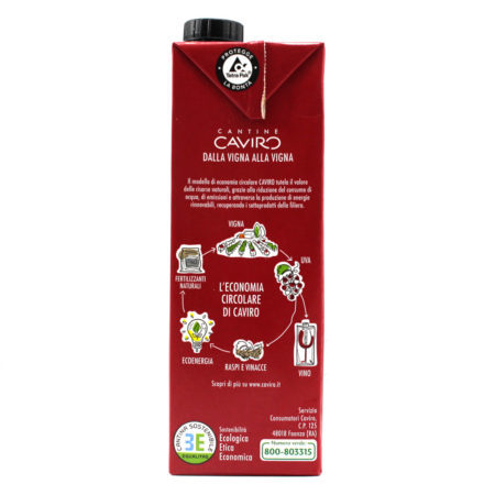 Vino rosso Tavernello brick lt.1 - immagine 3