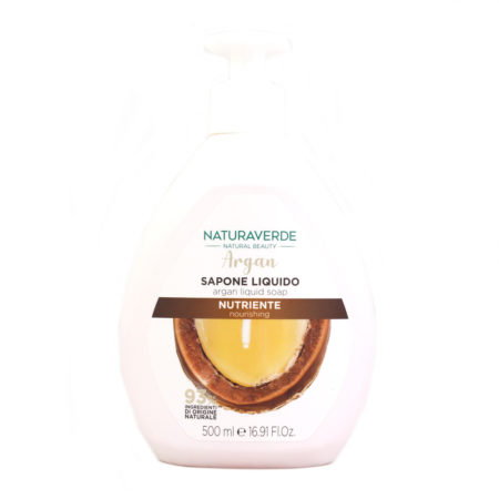 Sapone liquido Naturaverde argan nutriente ml.500