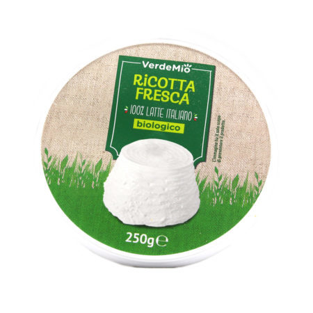 Ricotta fresca BIO gr.250 linea VerdeMio