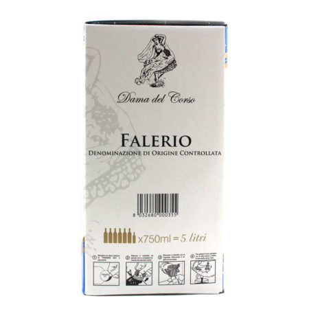 Vino bianco Falerio DOC Dama del Corso lt.5 - immagine 2