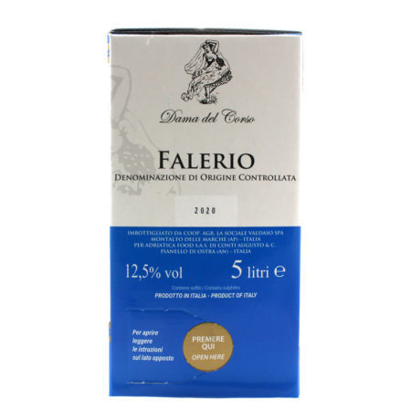 Vino bianco Falerio DOC Dama del Corso lt.5 - immagine 3