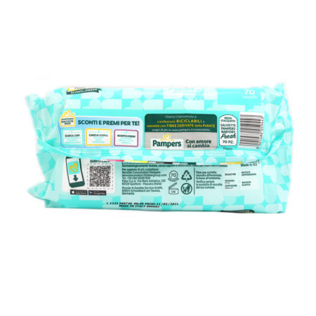 Salviettine baby dry fresh Pampers x 70 - immagine 2