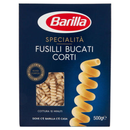 Pasta semola Barilla fusilli bucati corti gr.500